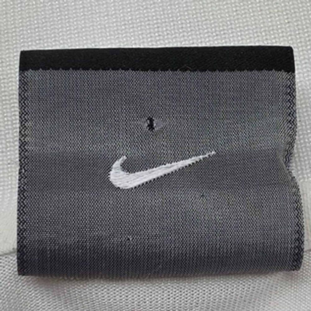 Nike Golf Dri-FIT Mens Large White Pink Blue Striped Polo Shirt 520560-101 - Picture 4 of 12
